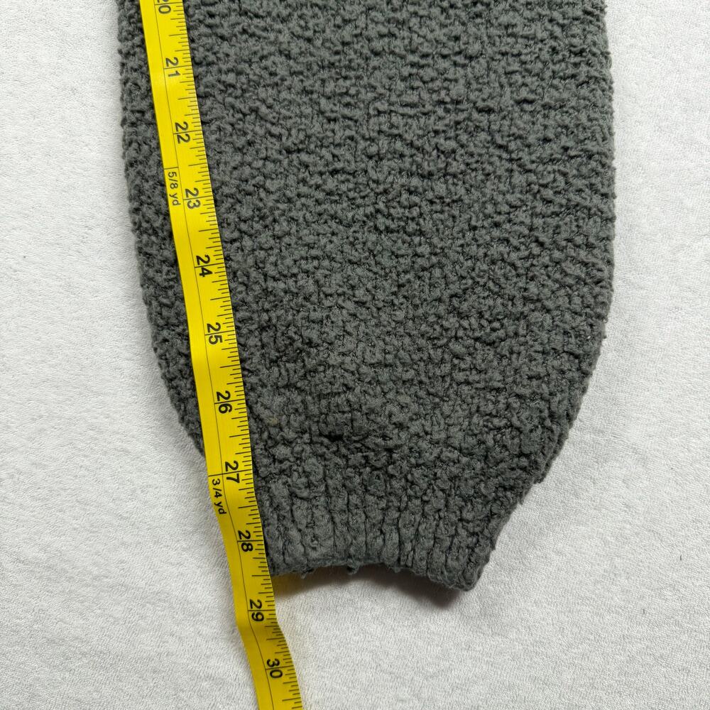 SKIMS Cozy Knit Jogger XXS/XS Green Lounge Pants Soft Fleece Drawstring Waist - Picture 4 of 8